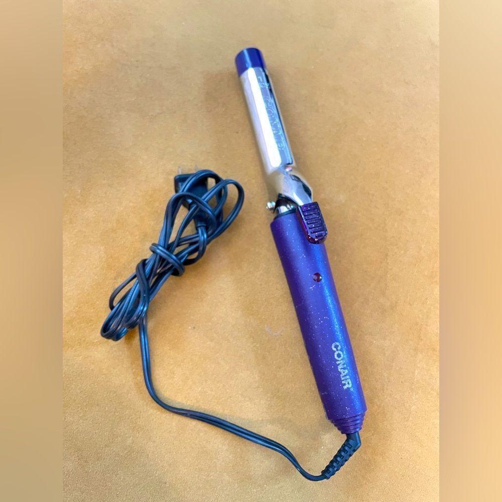 Conair Curling Iron .75” Barrel Purple Glitter